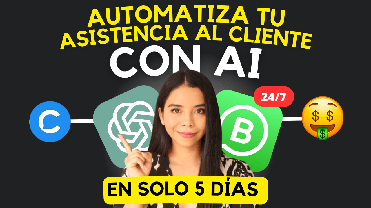 Automatiza tus ventas en Whatsapp con IA en 5 días